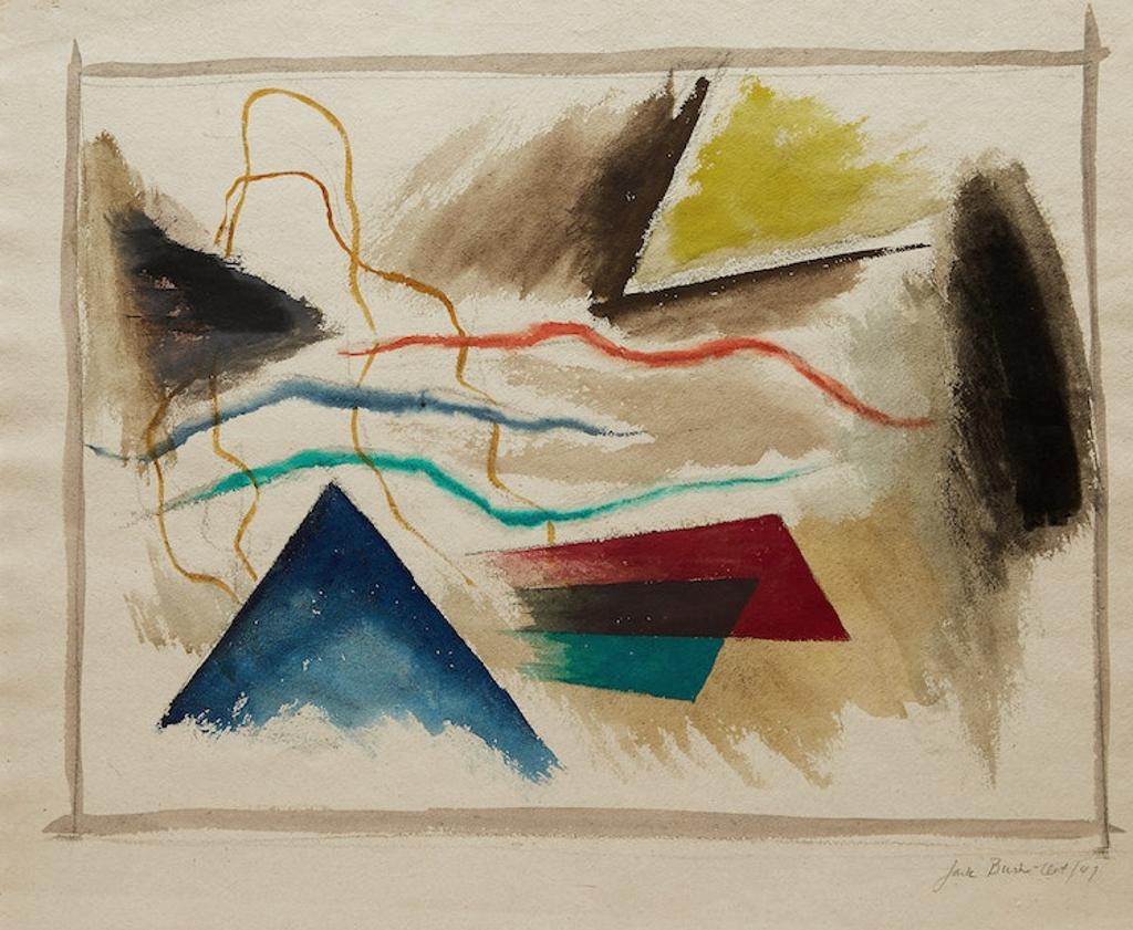 Jack Hamilton Bush (1909-1977) - Blue Pyramid