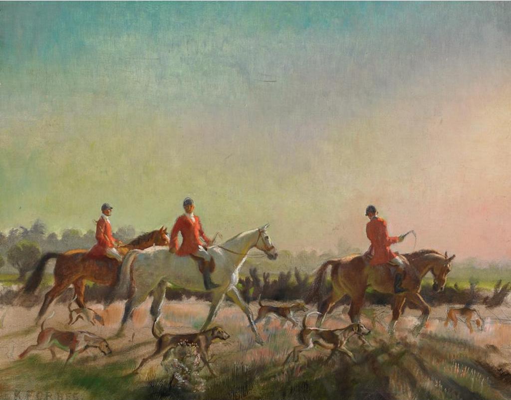 Kenneth Keith Forbes (1892-1980) - Hunters And Dogs
