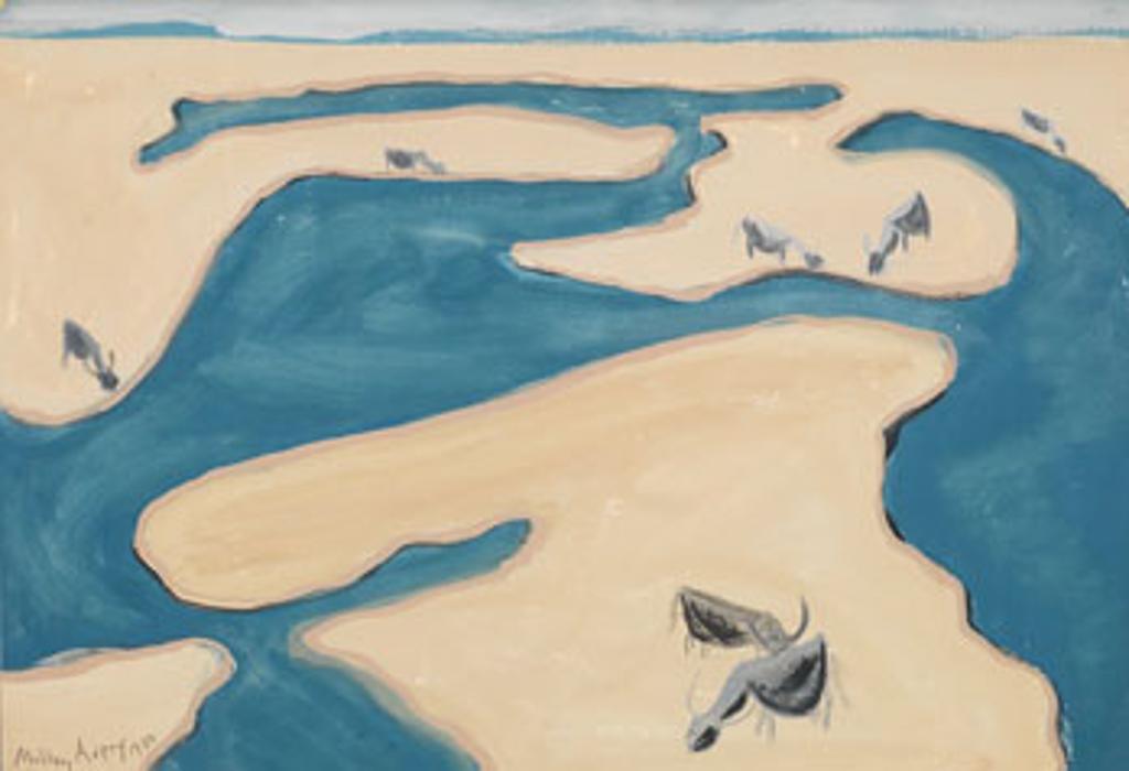 Milton Avery (1893-1965) - Grazing Cows