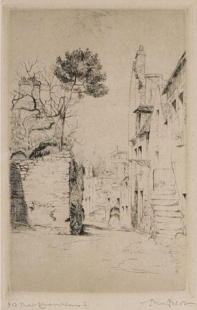 Robert Wakeham Pilot (1898-1967) - Old Street, Concarneau