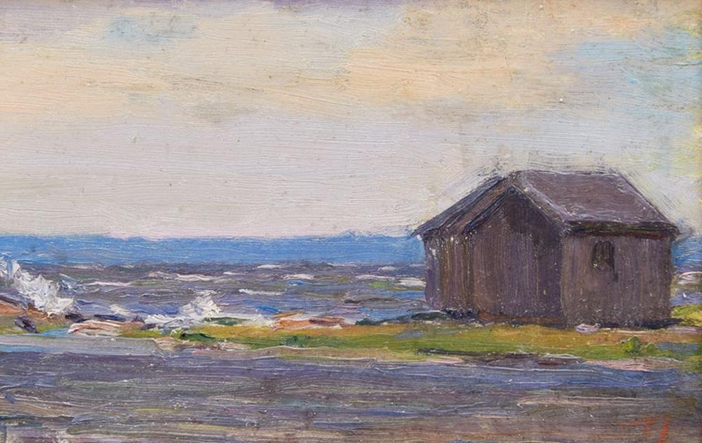 Manly Edward MacDonald (1889-1971) - Fishing Shacks, Point Anne