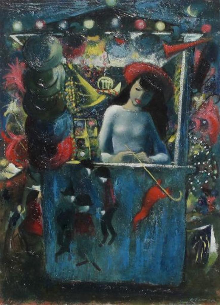 William Arthur Winter (1909-1996) - Carnival Girl, Midway