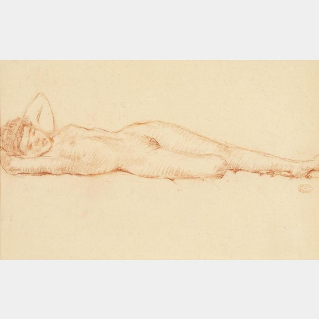 Clarence Alphonse Gagnon (1881-1942) - Nu Couché