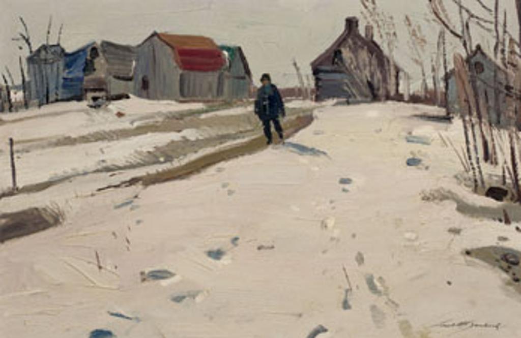 Lorne Holland George Bouchard (1913-1978) - Abandoned Farm, Late March, Near Huntington