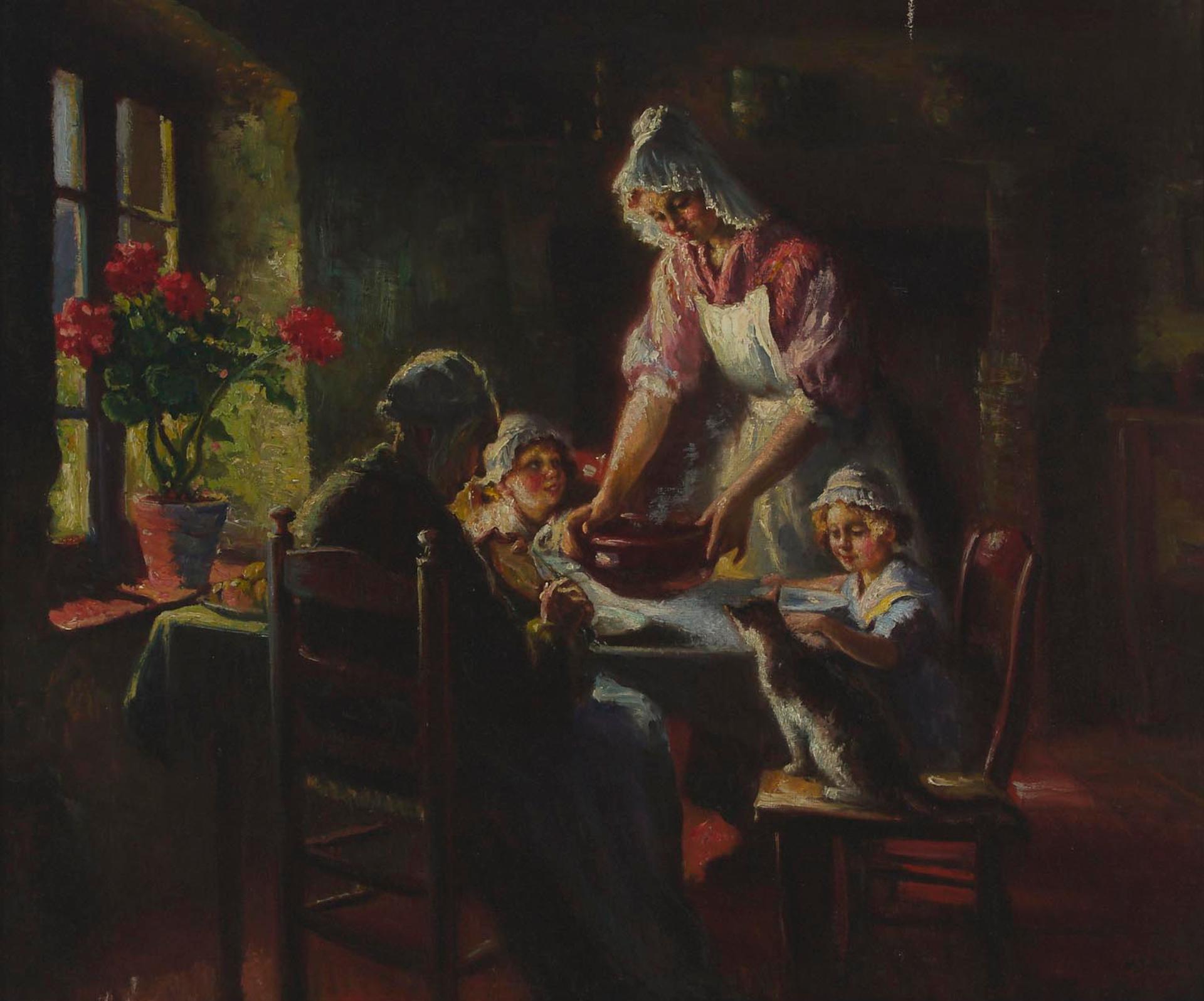 Max Silbert (1871-1930) - The Family Meal