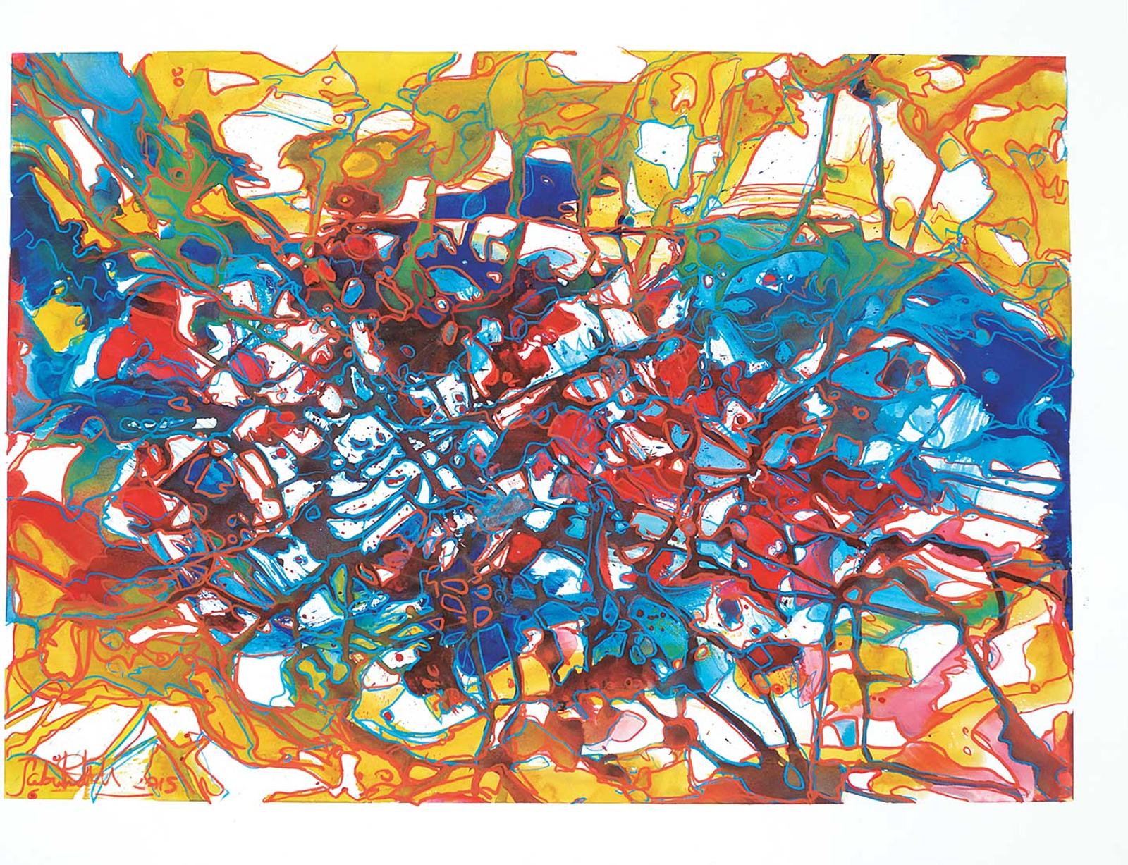 Sabeen Lecorre - Untitled - Colourful Abstract