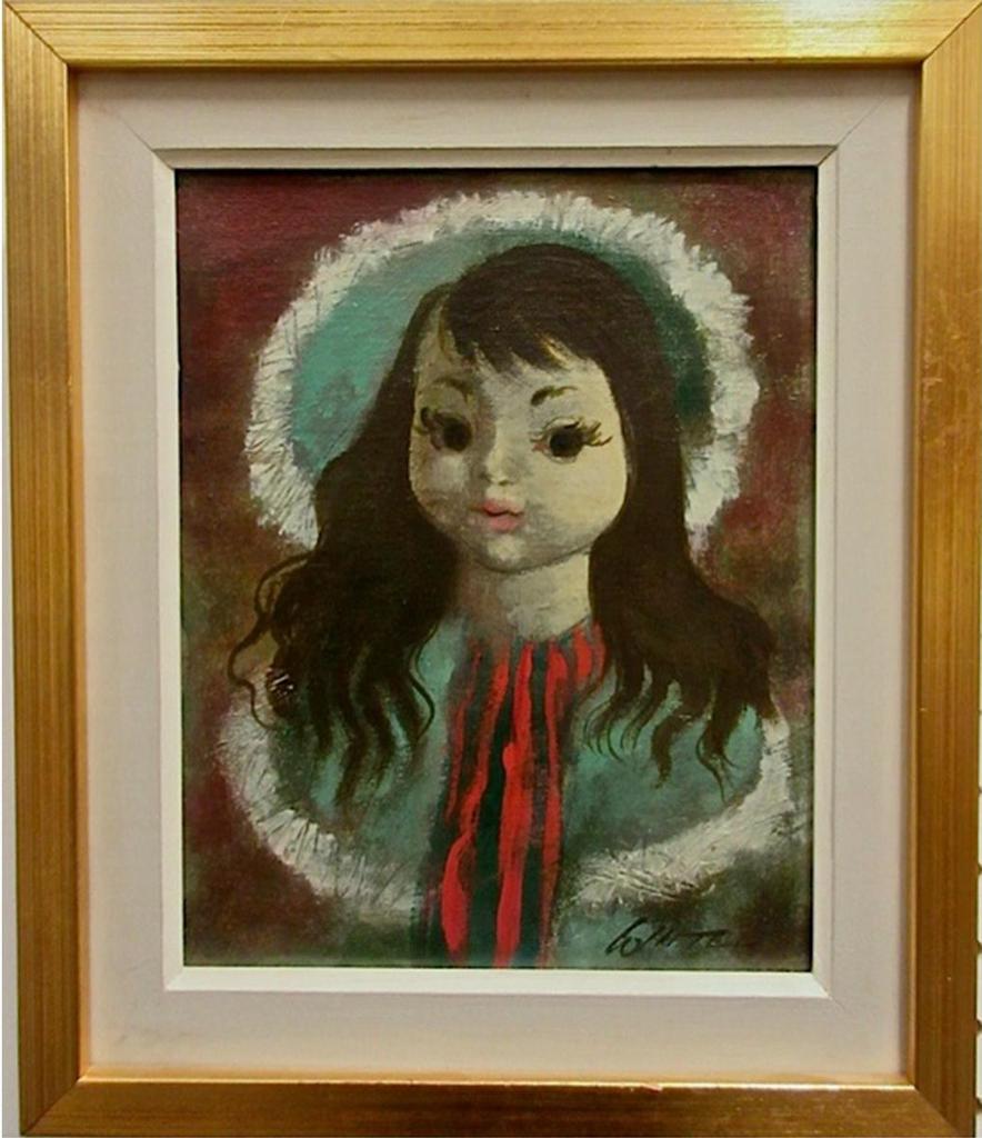 William Arthur Winter (1909-1996) - Untitled (Young Girl In Turquoise)