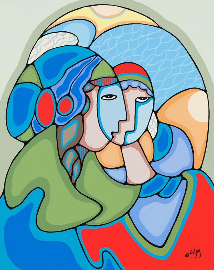 Daphne Odjig (1919-2016) - Dream Catcher