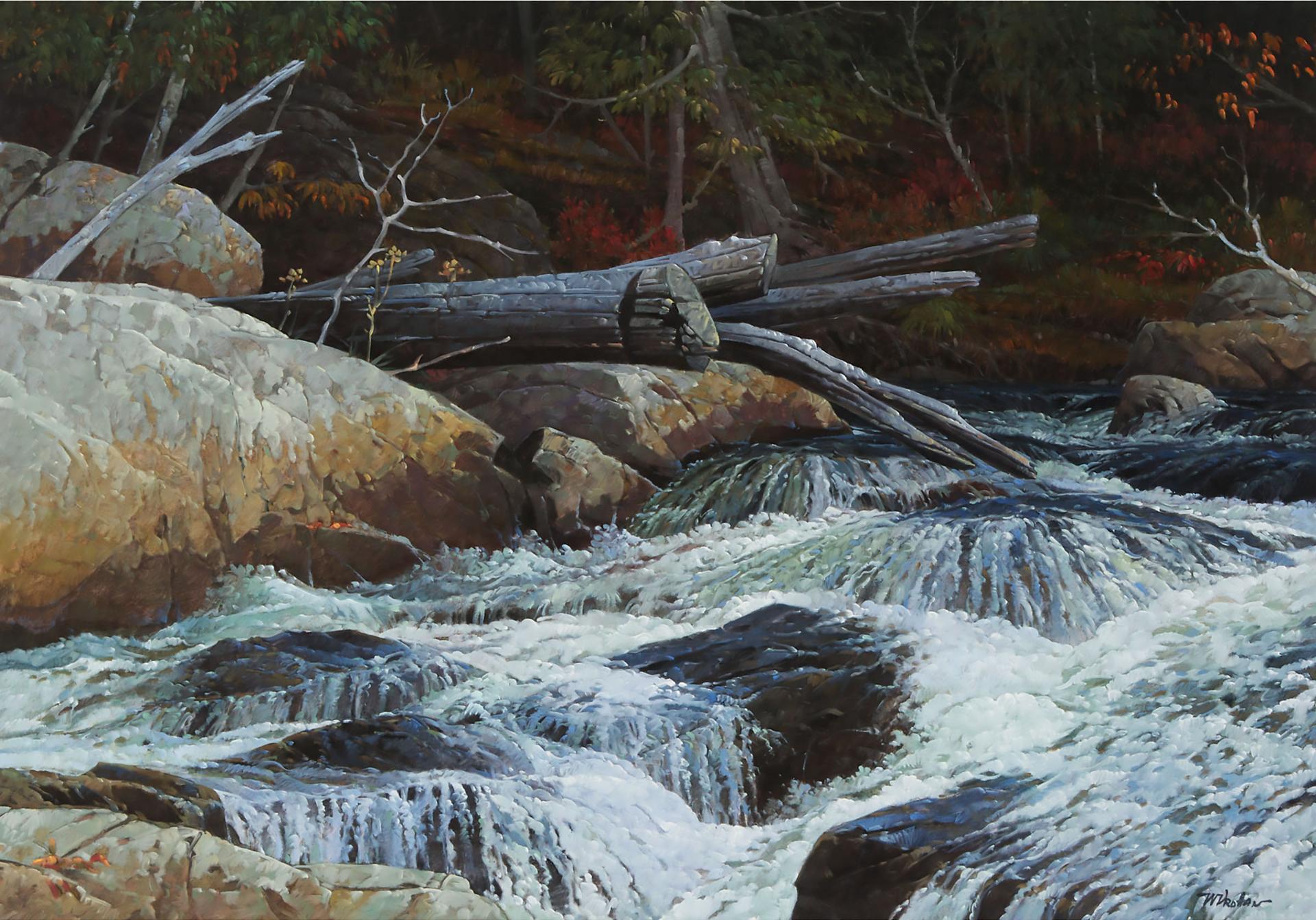 Walter (Drahanchuk) Drohan (1932-2007) - Rush To The Sea, 1999
