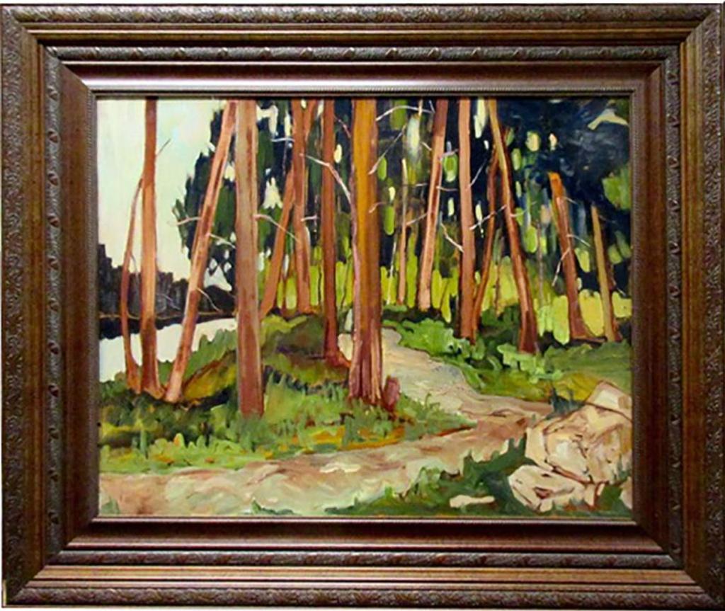 John Cecil Corfe (1920-2015) - Path Through The Cedars