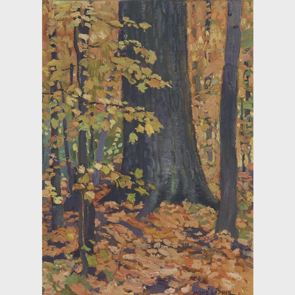 Andreas Christian Gottfried (André) Lapine (1866-1952) - Autumn Wood Interior