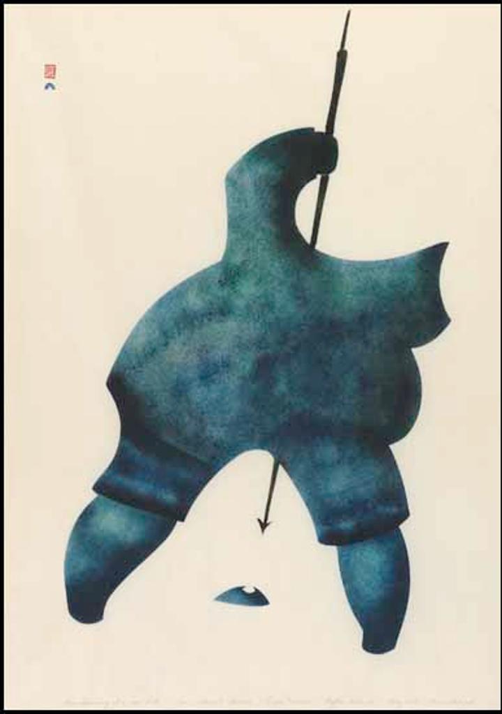 Niviaksiak (1908-1959) - Man Hunting at a Seal Hole