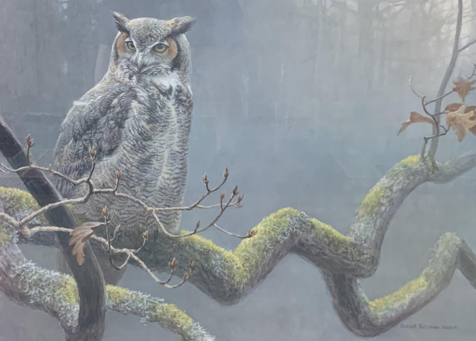Robert Mclellan Bateman (1930-1922) - In the Oak - Great Horned Owl (Ducks Unlimited Collection); 2006; ed. #1555/5000