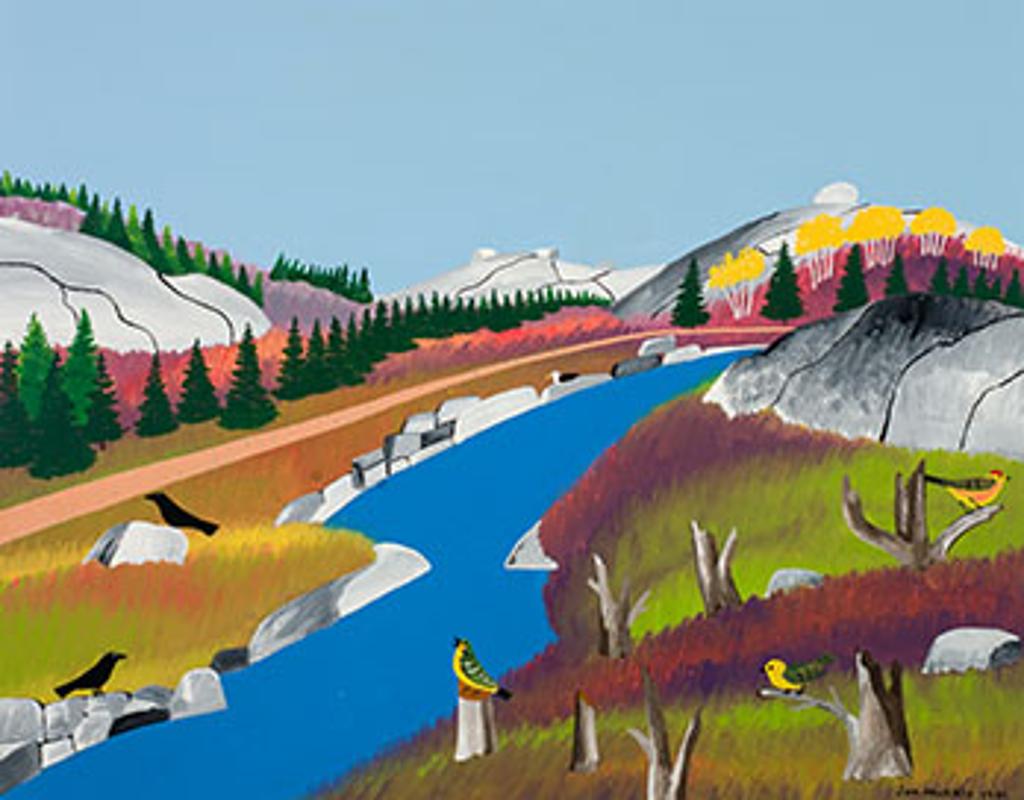 Joseph (Joe) Norris (1925-1996) - Birds by the River