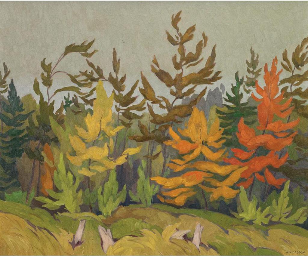 Alfred Joseph (A.J.) Casson (1898-1992) - Edge Of The Woods, 1968
