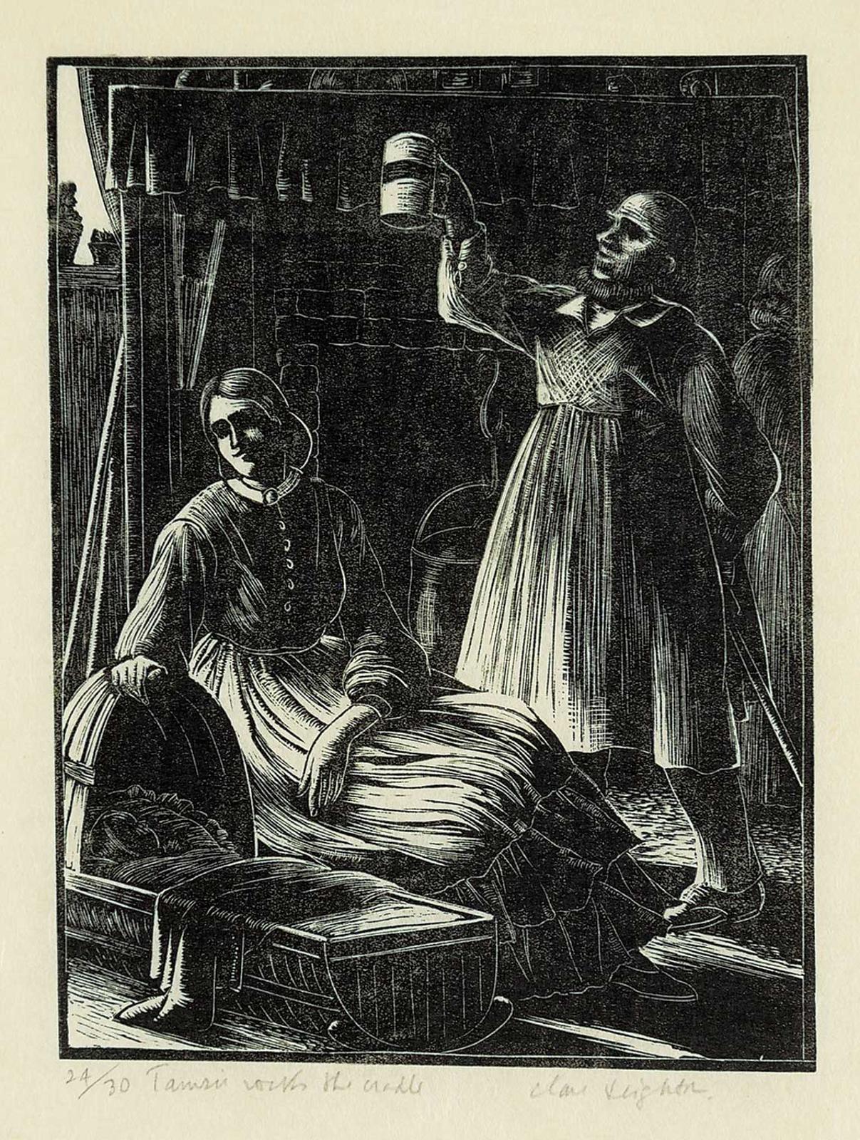 Clare Veronica Hope Leighton (1899-1988) - Tamsi with the Cradle  #24/30