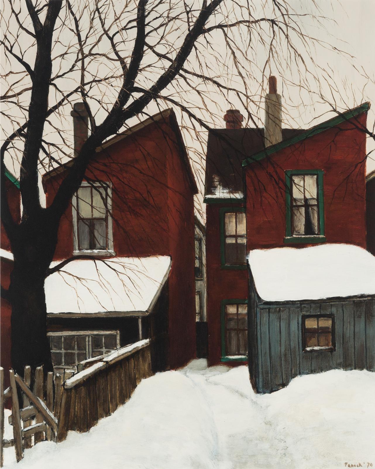 Albert Jacques Franck (1899-1973) - Behind Spadina Ave.