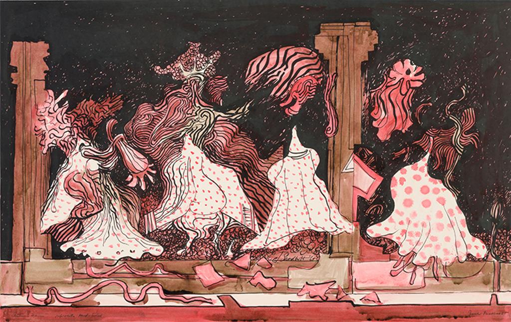 Jack Leaonard Shadbolt (1909-1998) - Autumn Dance (Red Version)