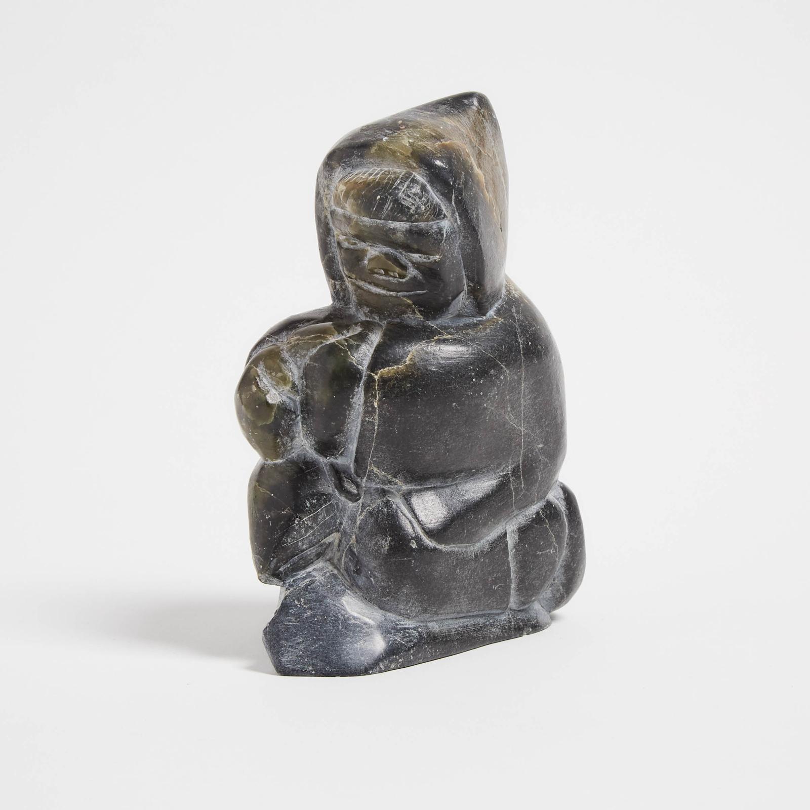 Adamie Inukpuk (1943) - Kneeling Hunter
