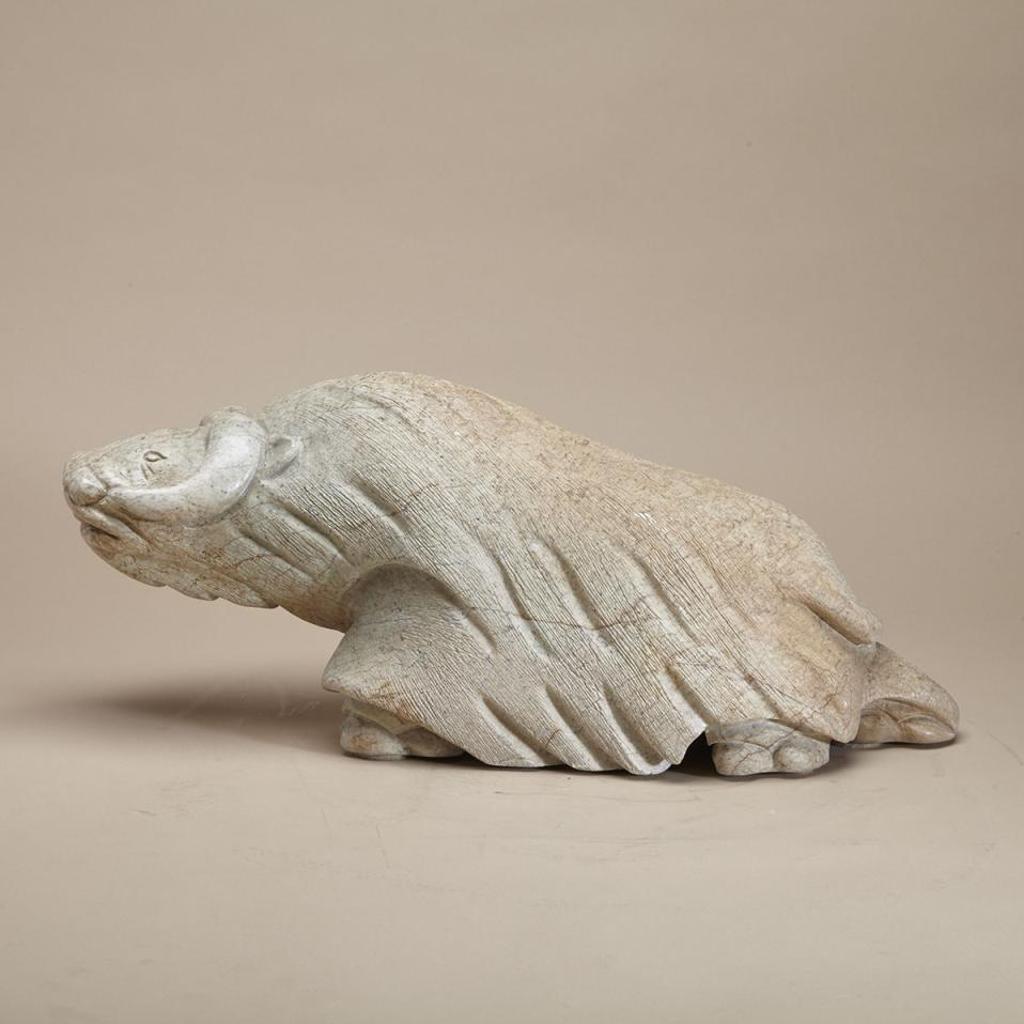 Jonasie Quarqortok Qarqortoq Faber (1944) - Running Musk Ox