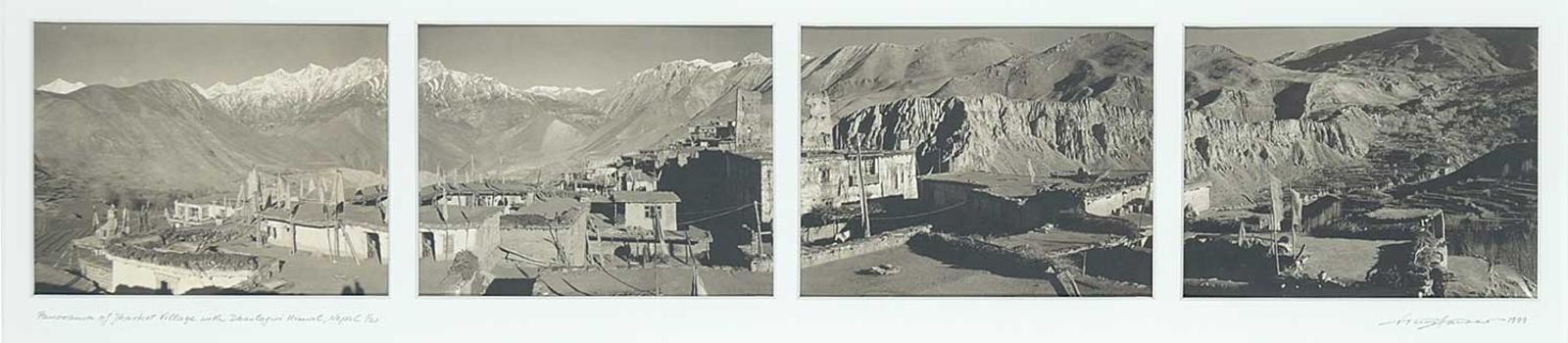 Tony Hauser - Panorama of Jharkot Village with Dhaulagiri Himal, Nepal #1/21