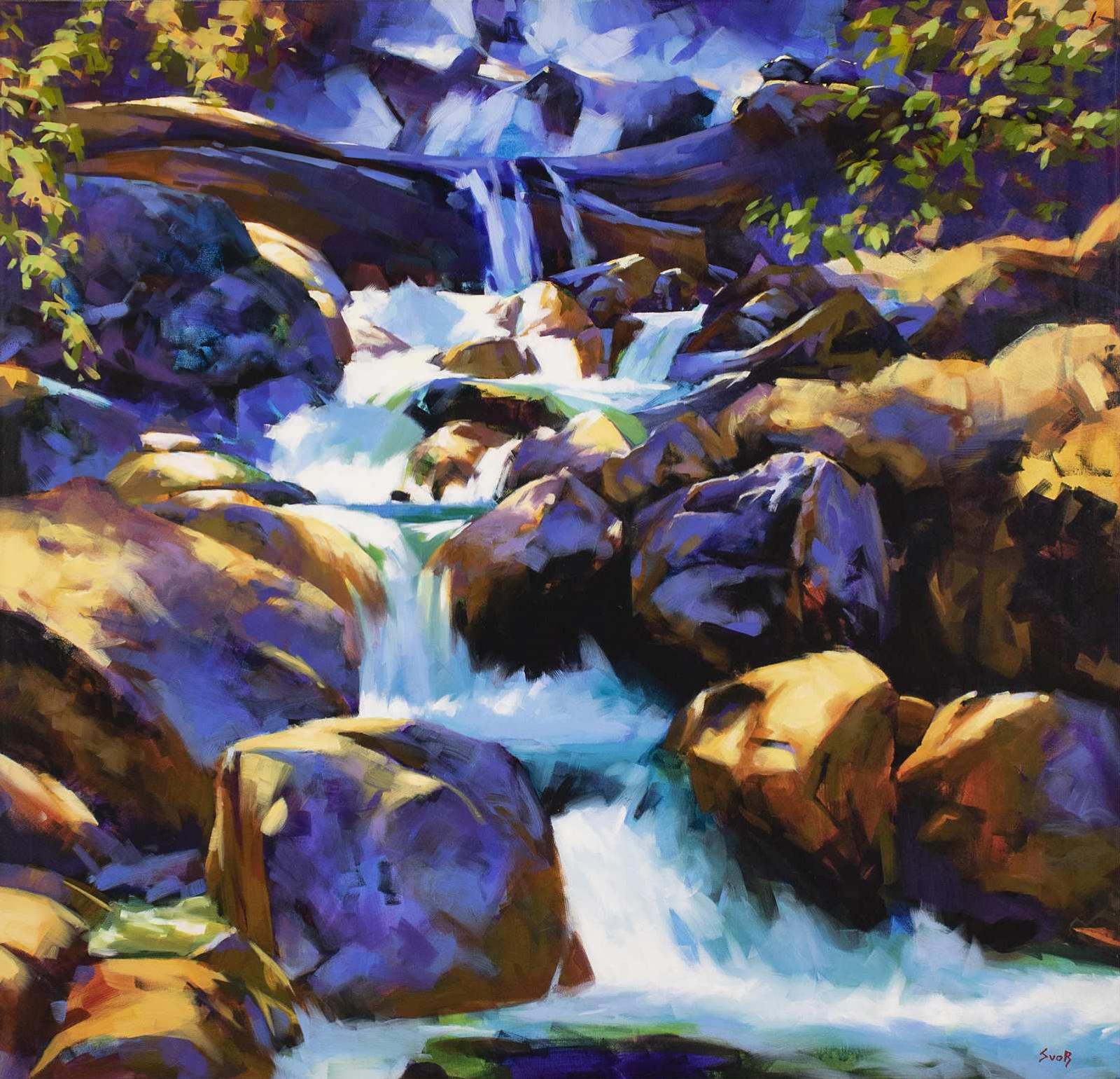 Charles Michael (Mike) Svob (1955) - Tumbling Water; 2014
