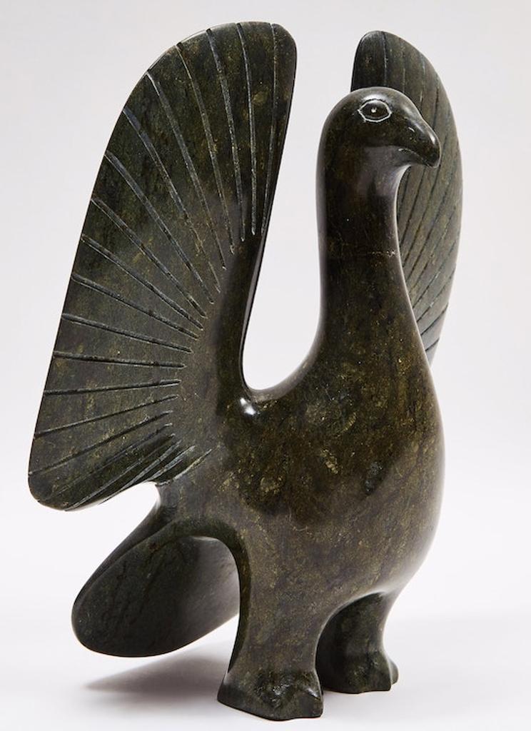 Abraham Etungat (1911-1999) - Bird with Raised Wings