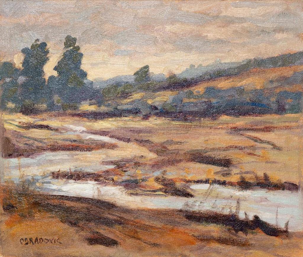 Milan Obradovic (1959) - Untitled - Valley Landscape