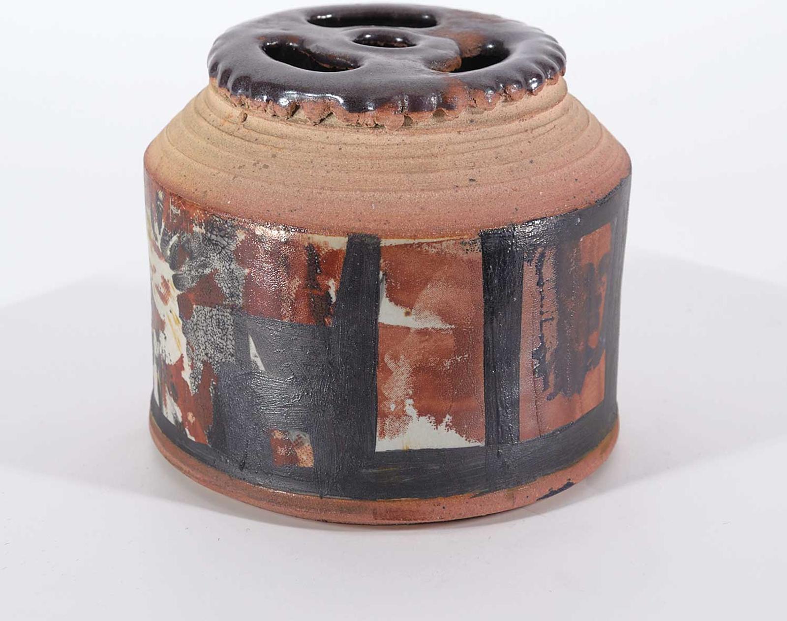 Anne Marie Schmid Esler (1937-2013) - Untitled - Hand Painted Vase