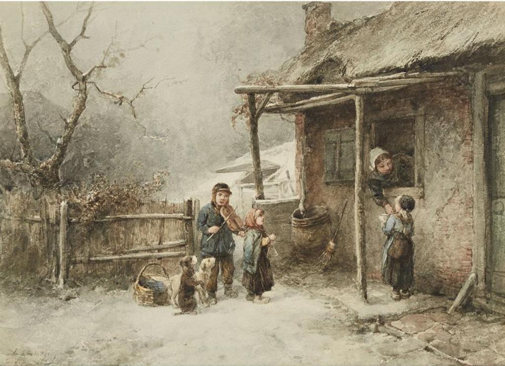 Johan Mari Ten Kate (1831-1910) - The Little Entertainers
