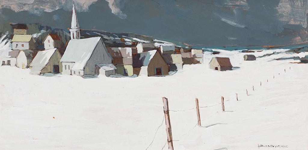 Andre Bertounesque (1937-2005) - Village Québécois