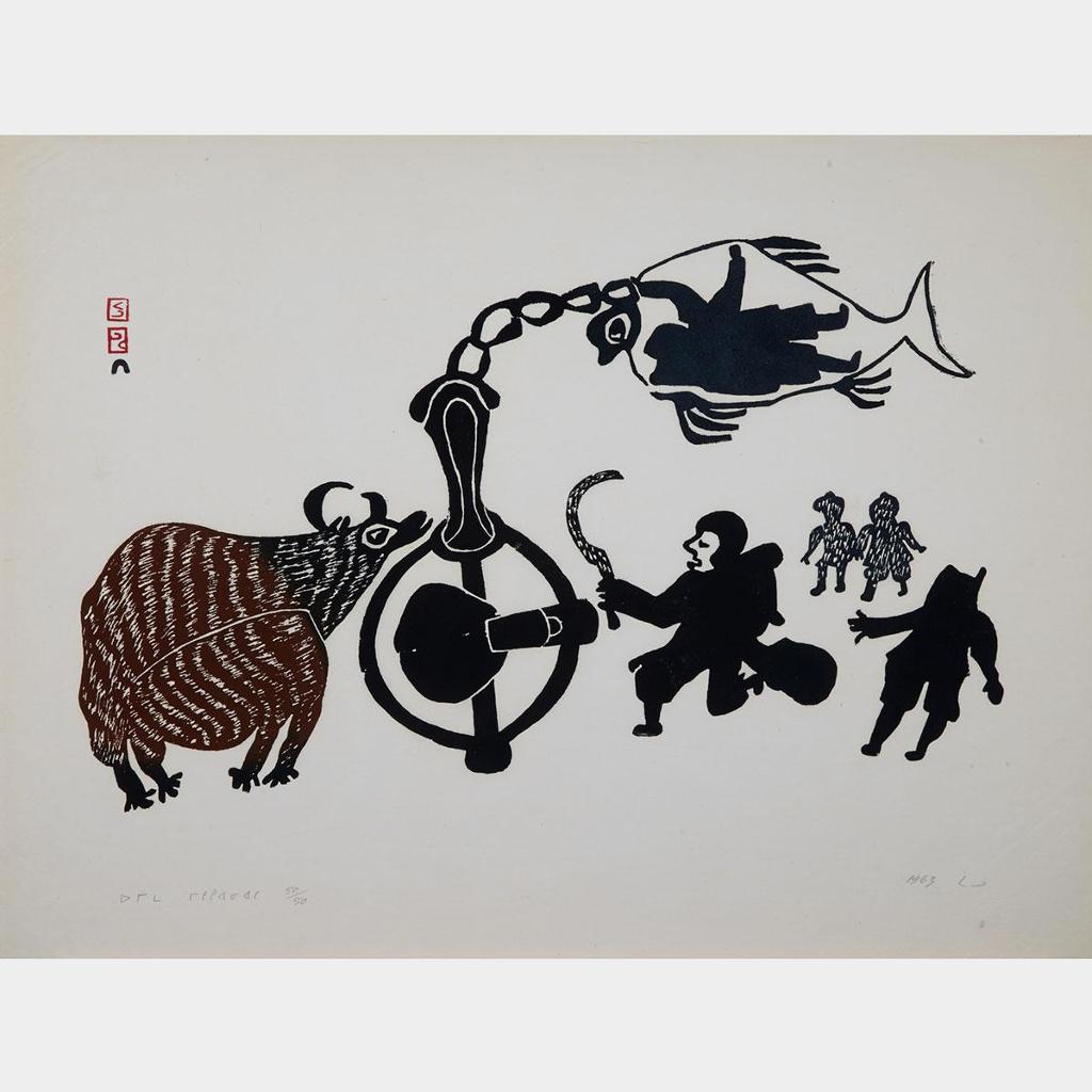 Pudlo Pudlat (1916-1992) - Musk Ox Trappers