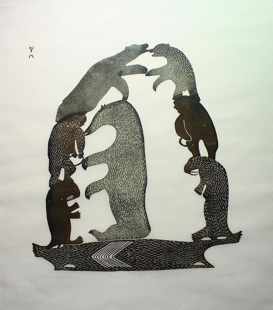 Pauta Saila (1916-2009) - Hunters and 'Large Animals'