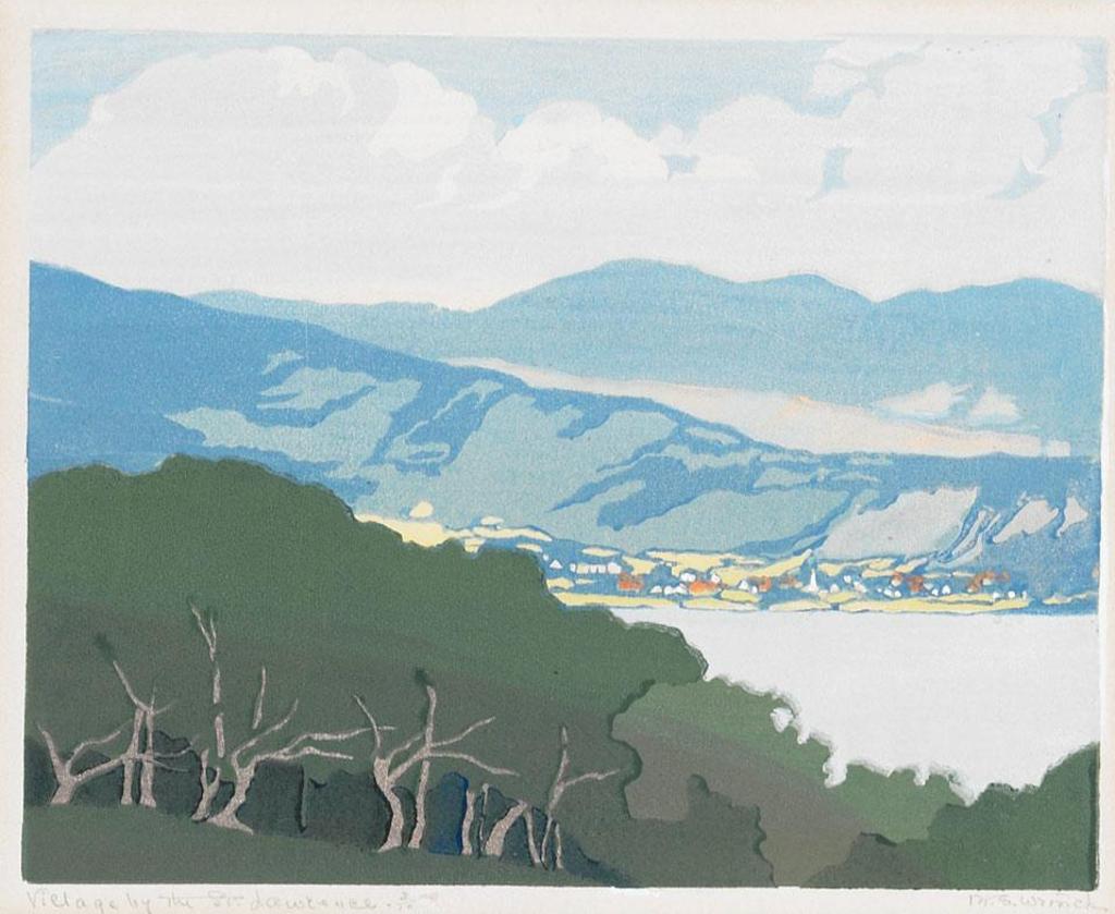 Mary Evelyn Wrinch (1877-1969) - Village By The St. Lawrence