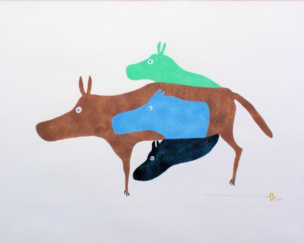 Marion Tuu'luq (1910-2002) - Qimmiit/Dogs, 1978 #2,