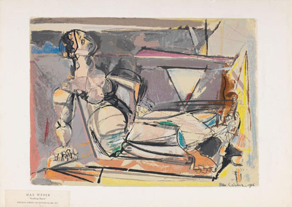 Max Weber (1881-1961) - Reclining Figure