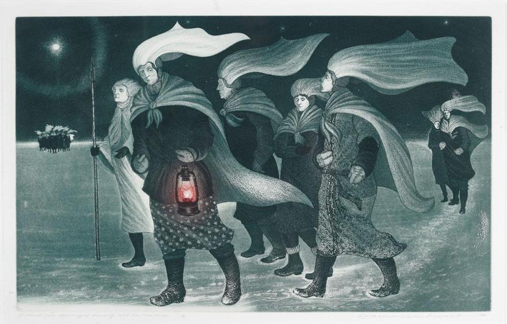David Lloyd Blackwood (1941-2022) - Pond Grove Mummers, Crossing Cole Harbour Pond