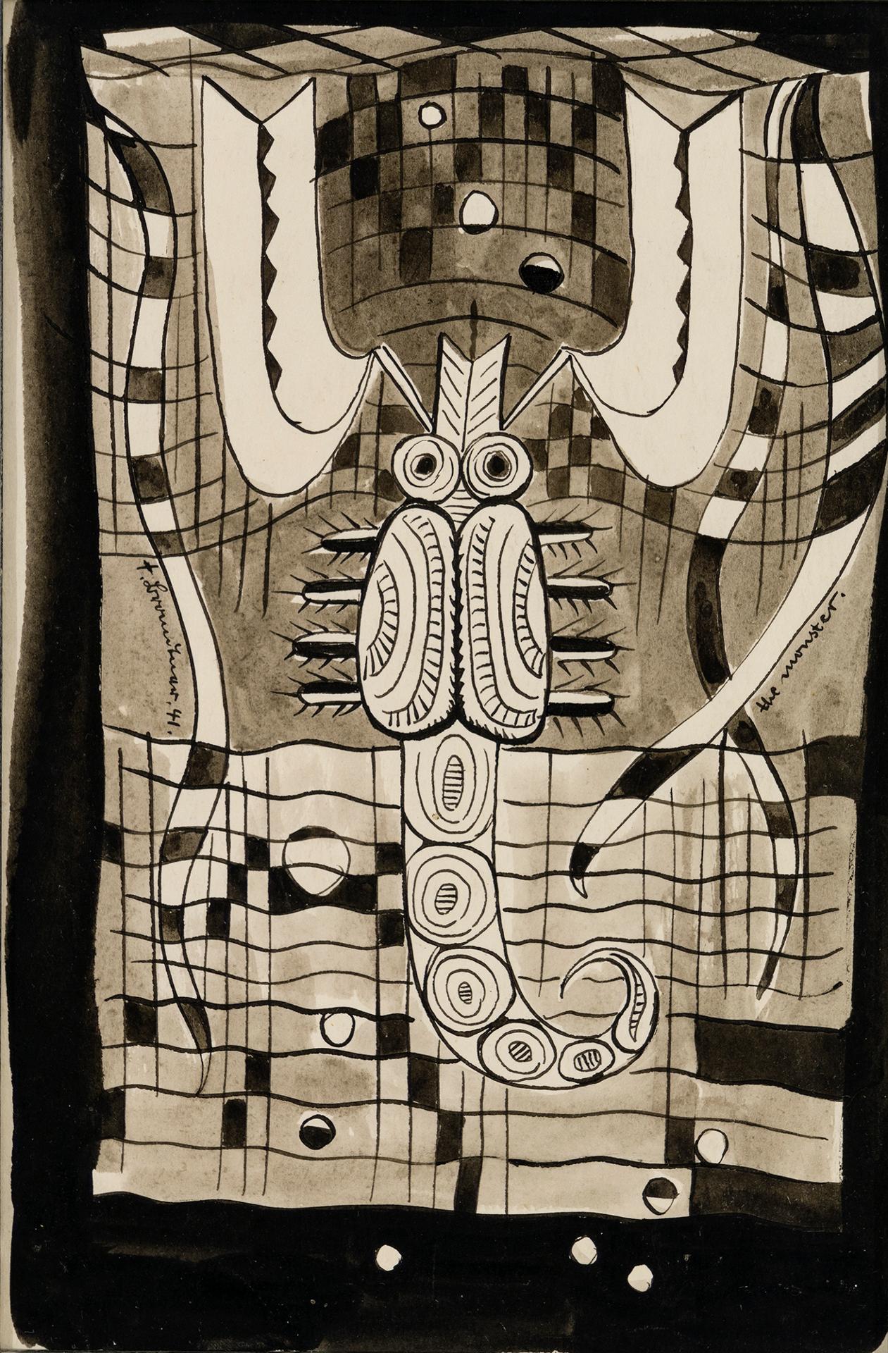 Fritz Brandtner (1896-1969) - The Monster, 1941
