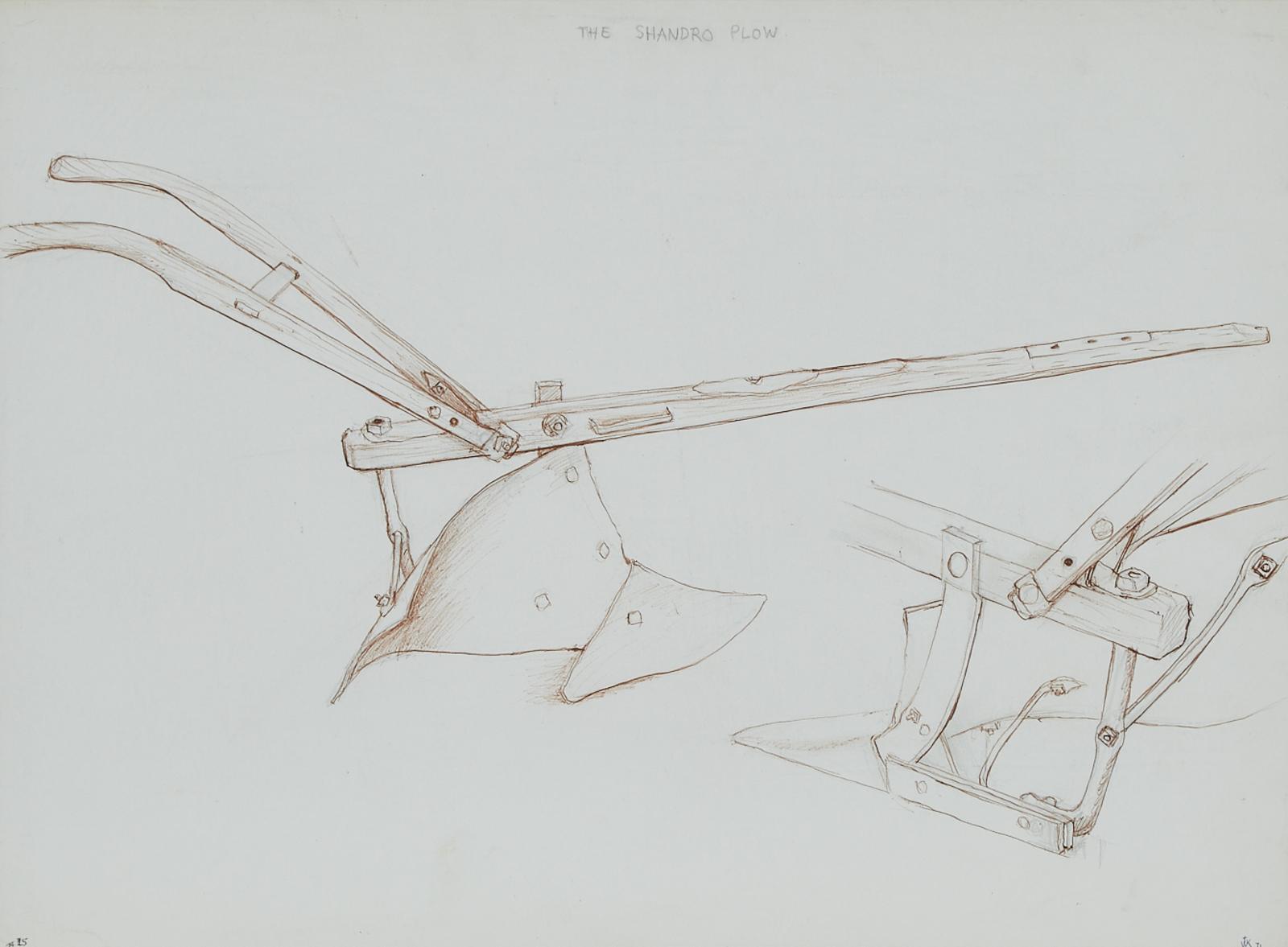William Kurelek (1927-1977) - The Shandro Plow, 1971