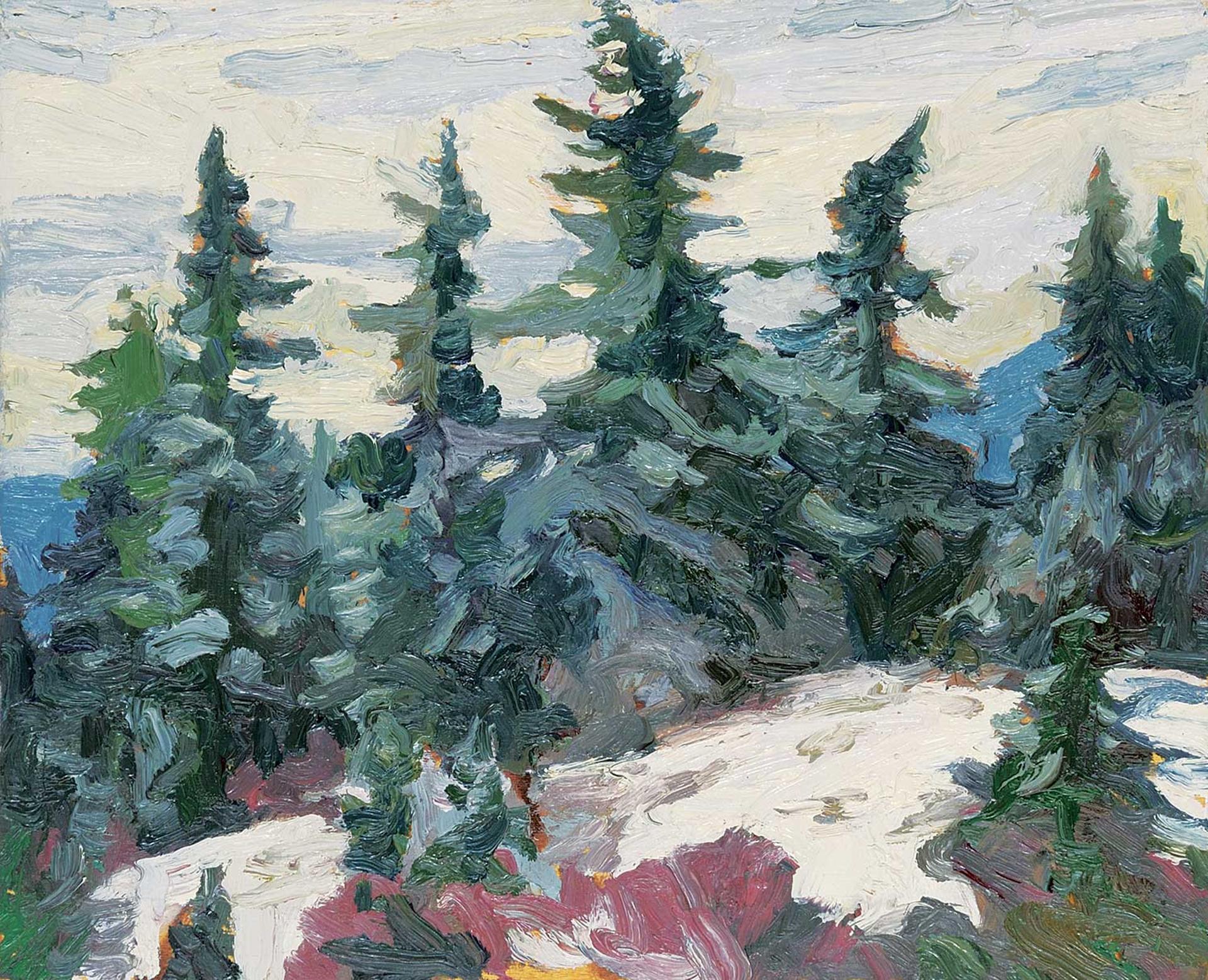 Herald Nix (1951) - Untitled - Frozen Forest