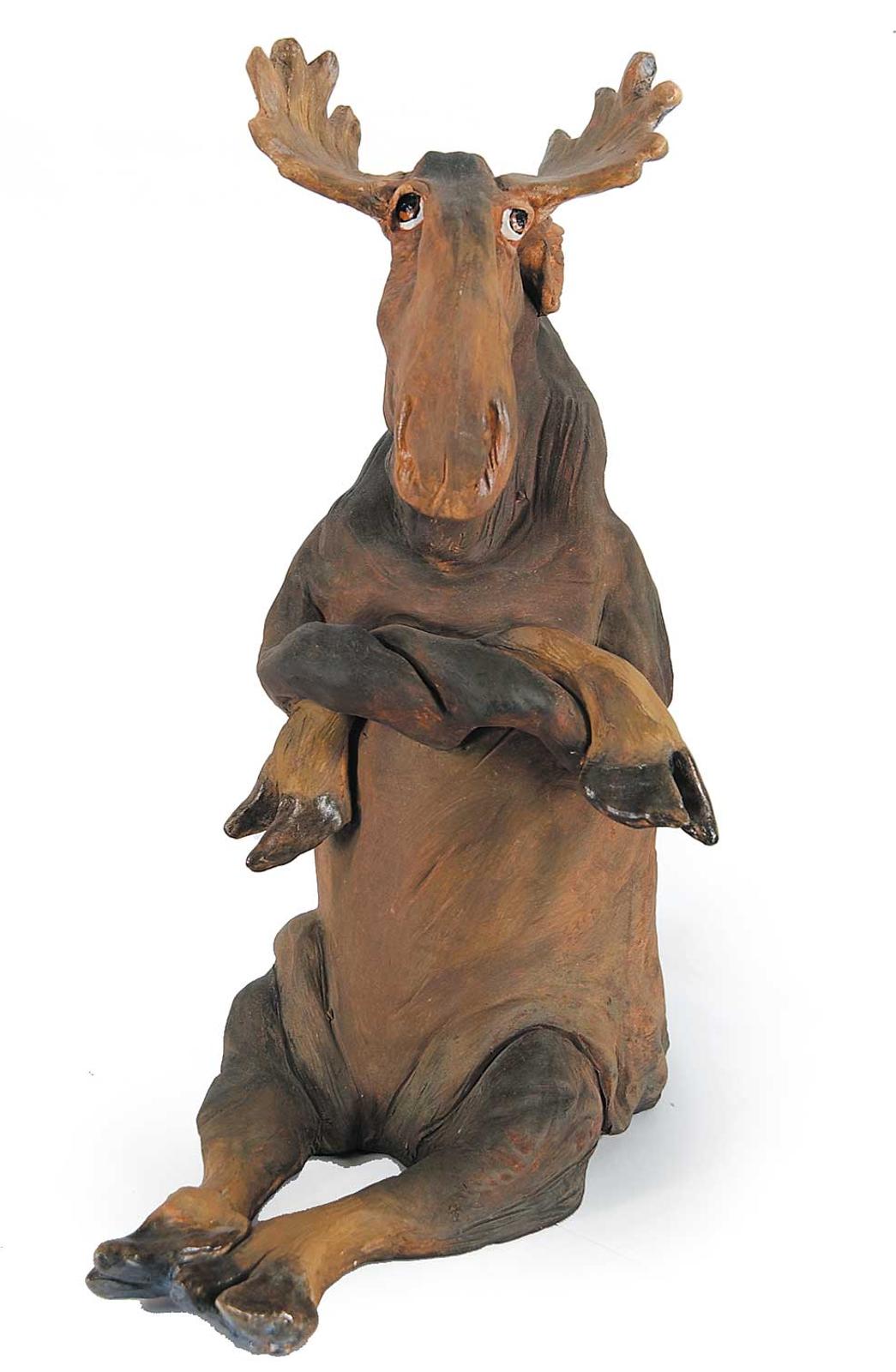 Gwen Hughes - Untitled - Contemplative Moose