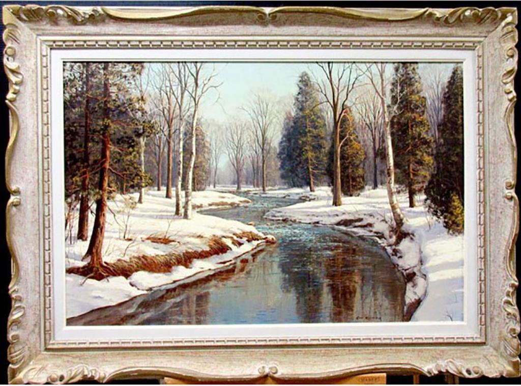 George Fletcher (1914-1987) - March Thaw, Near Buckhorn?