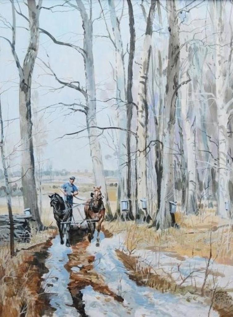 Peter Etril Snyder (1944-2017) - Gathering Maple Sap, 1977
