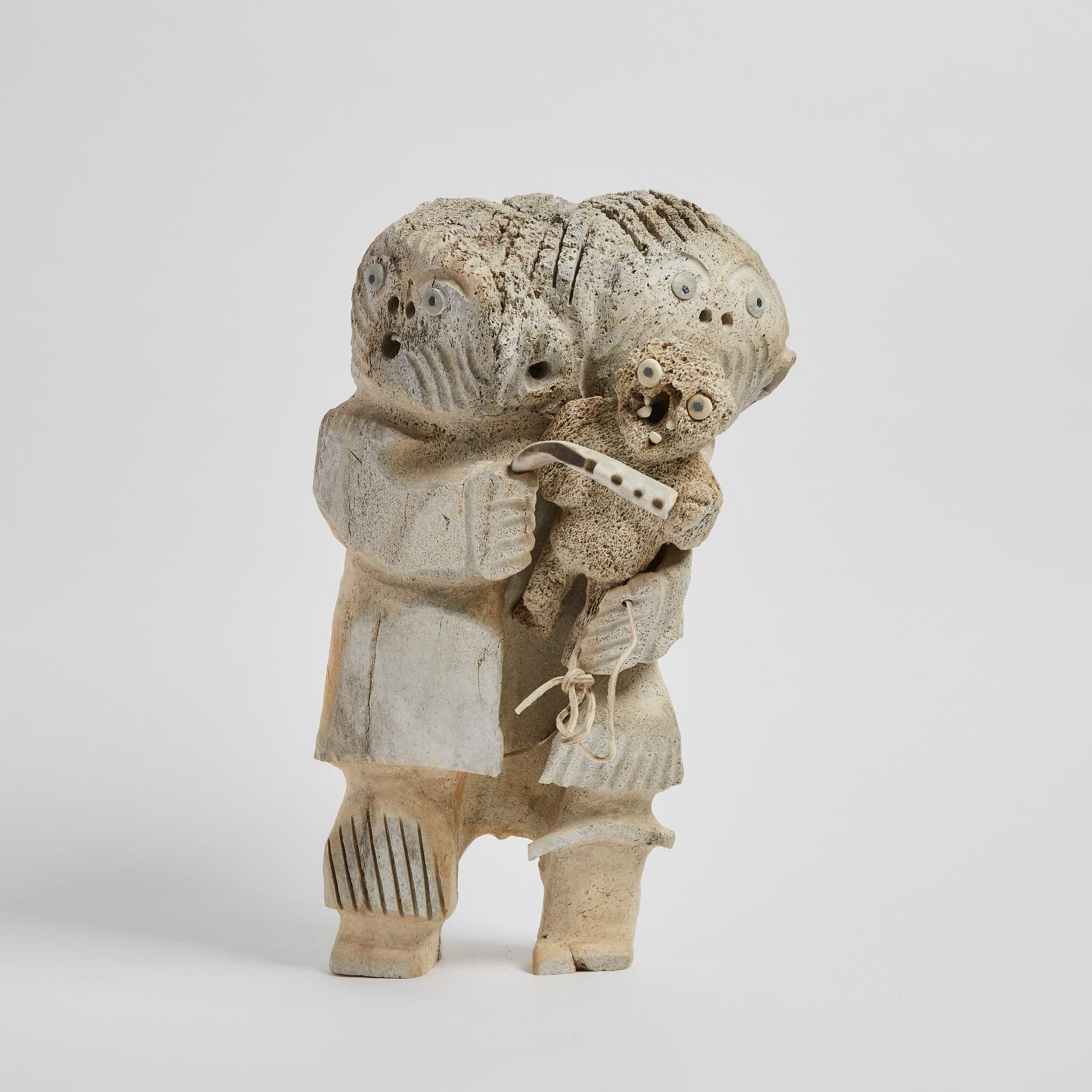 Ralph Qayalik Porter (1942) - Inuit Family
