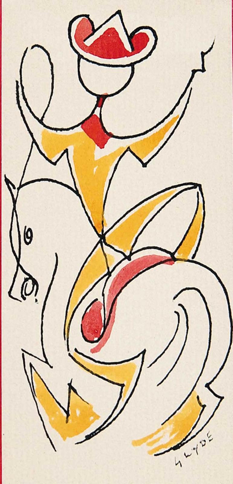 Henry George Glyde (1906-1998) - Untitled - Horse and Rider