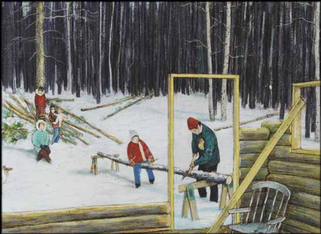 William Kurelek (1927-1977) - The Shaw Cabin