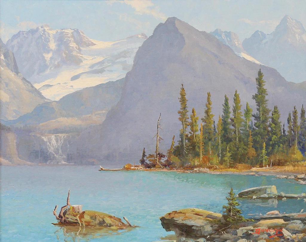 Duncan Mackinnon Crockford (1922-1991) - Lake Ohara And Mount Yukness