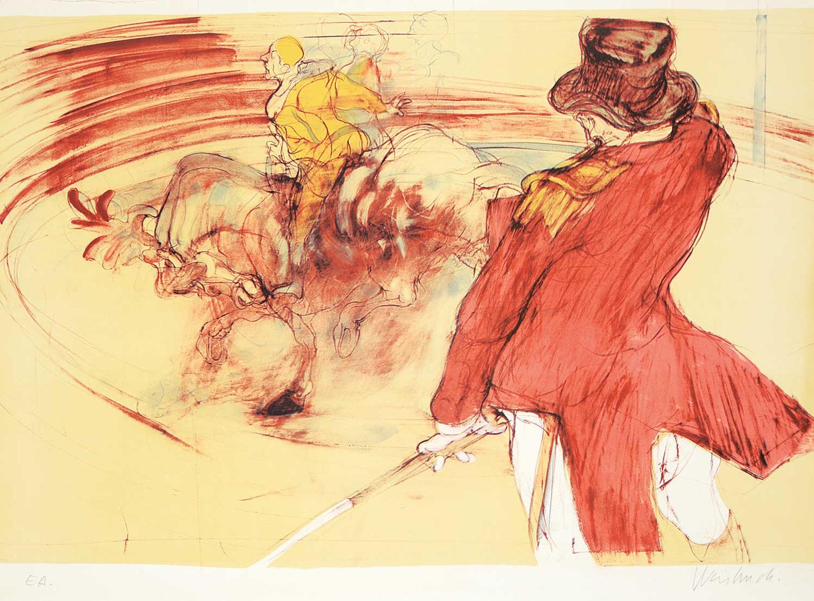 Claude Weisbuch (1927-2014) - Untitled - Circus Scene  #EA