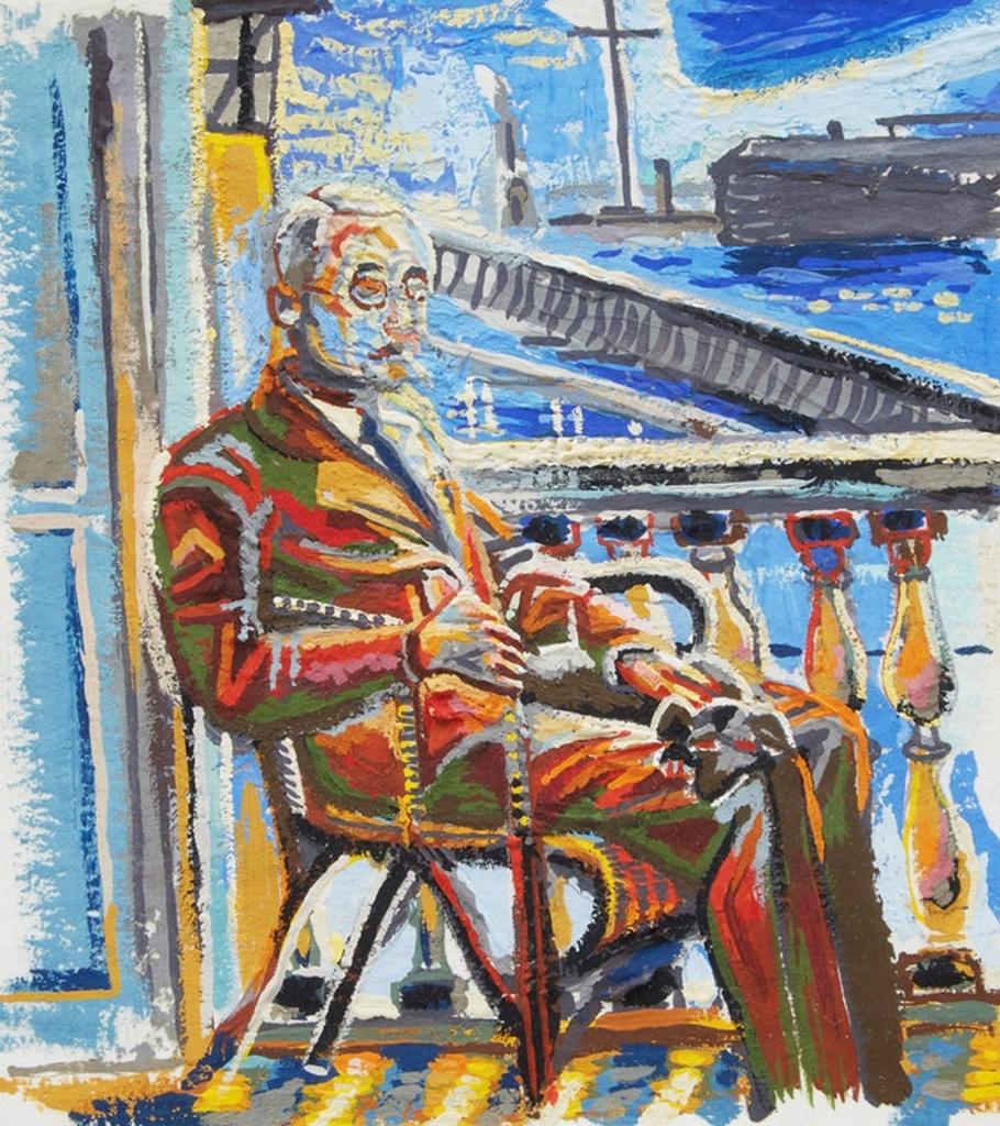 Michael Merrill (1953) - The Blue Bonnard (1988)