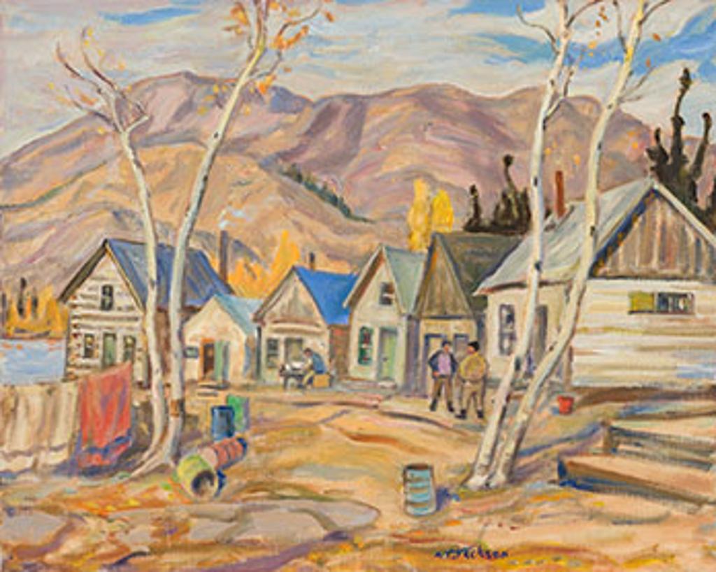 Alexander Young (A. Y.) Jackson (1882-1974) - Mining Camp, Contact Lake, NWT